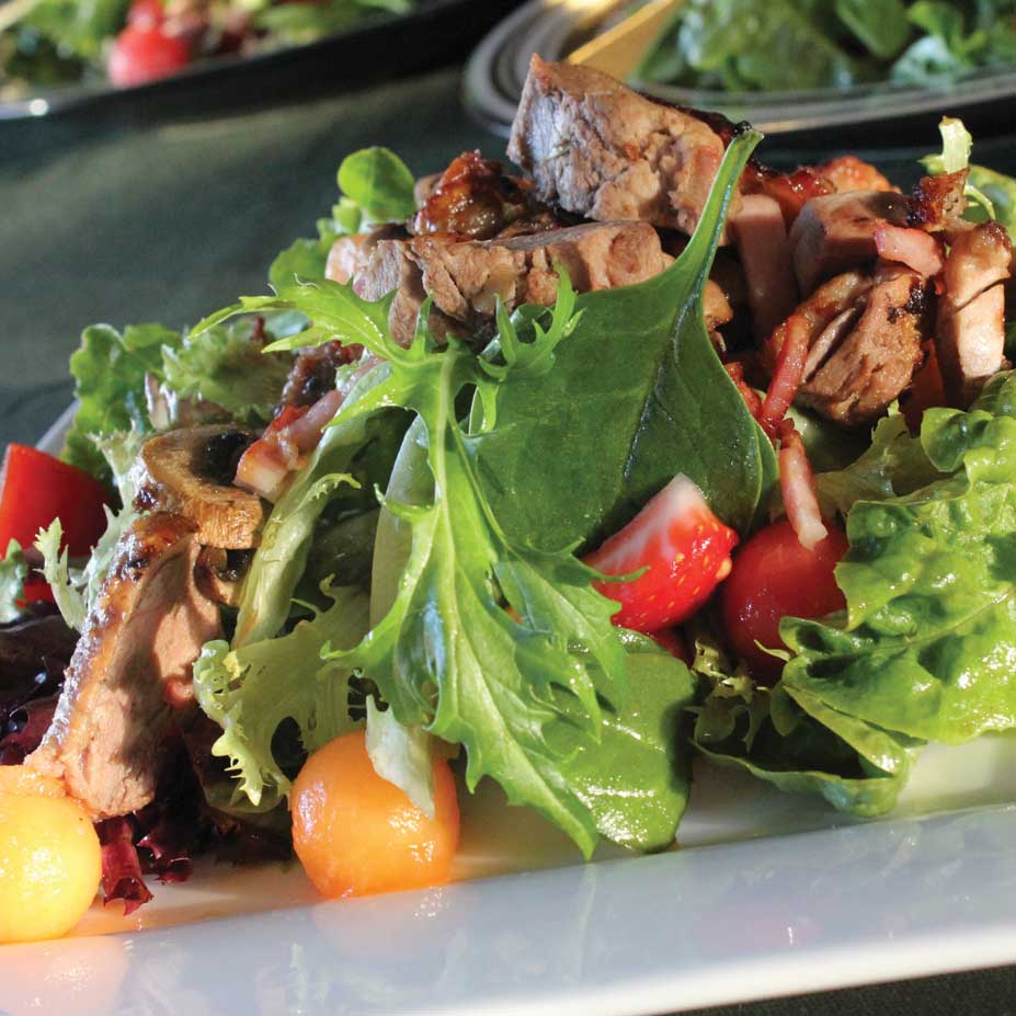 Warm Wild Duck Salad