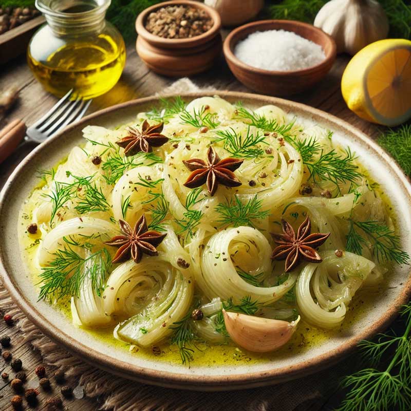 Olive Oil Braised Fennel