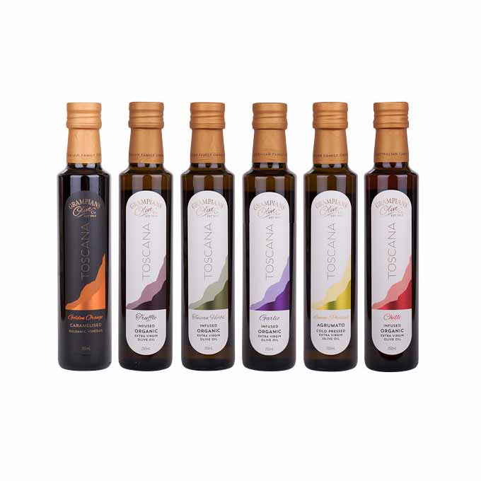 6 x 250ml olive oil and vinegar value pack