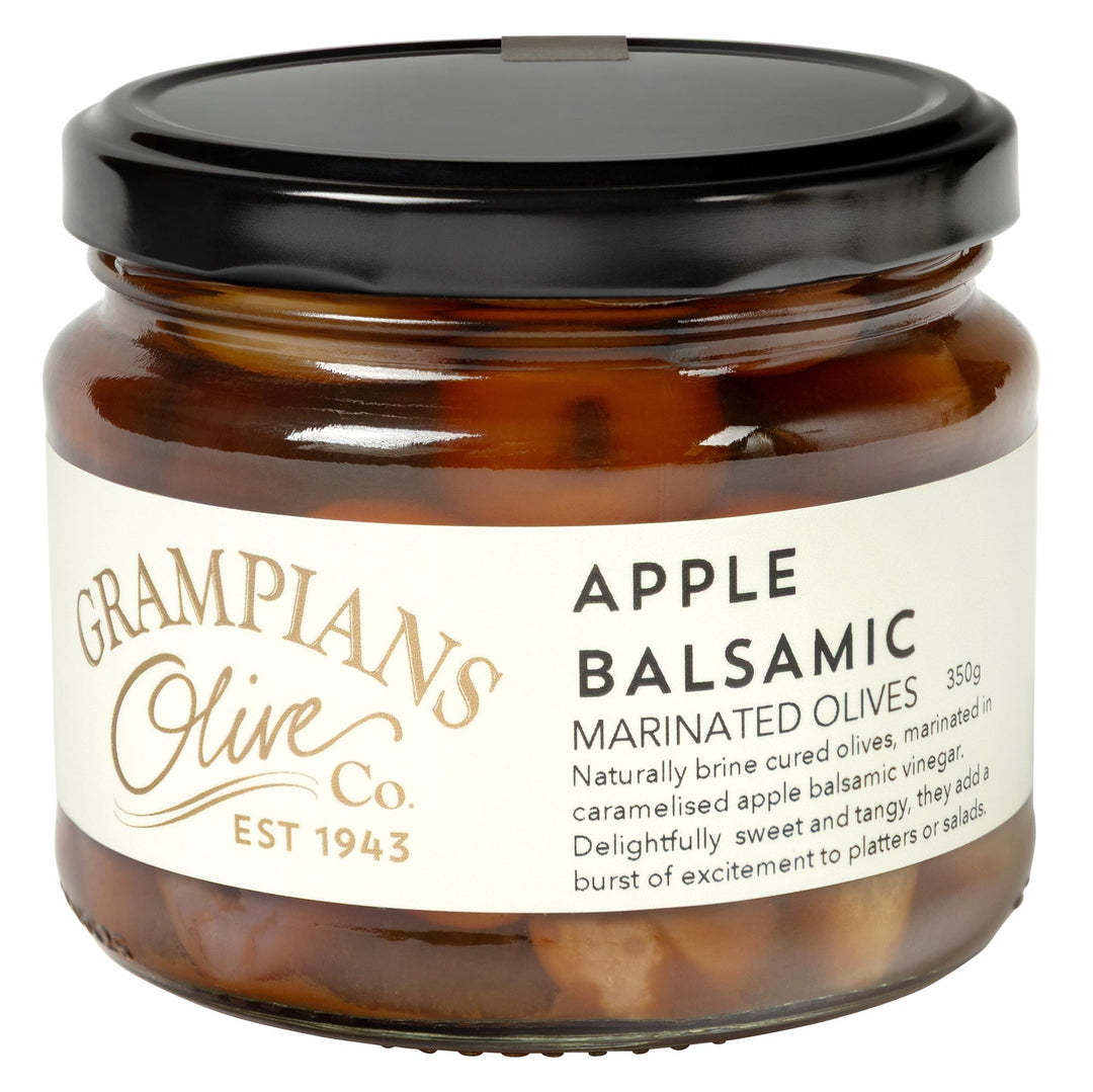 Olives Marinated with Apple Cider Balsamic