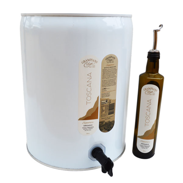 20L drum organic olive oil